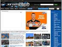 Tablet Screenshot of juegos-autos.com